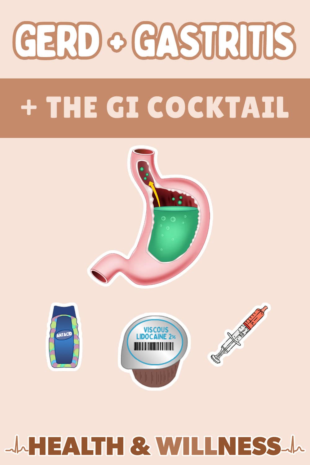 GERD, Gastritis, and the GI Cocktail Pin