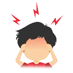 A person who is stressed